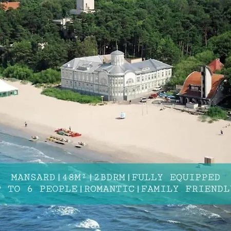 Beachfront Art Gallery Mansard One Bedroom In Historic Bath-house