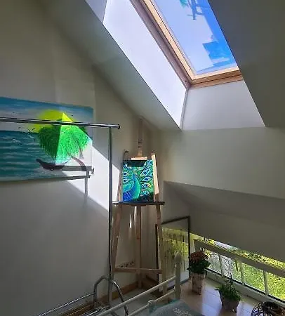 Beachfront Art Gallery Mansard One Bedroom In Historic Bath-house Jurmala